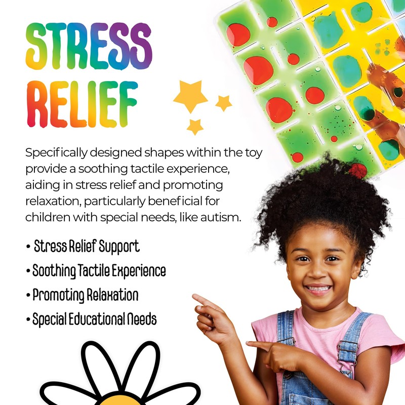 MagicMeadow Translucent Sensory Liquid Toy | Stress Relief Shapes Designed