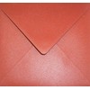Netuno 100 Square Envelopes Mother of Pearl Red 153 x