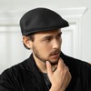 Gajaous Wool Blend Men's Newsboy Caps, Classic Flat Cap Ivy