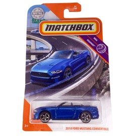 Matchbox 2020 MBX Highway 54/100 - 2018 Ford Mustang Convertible (Blue)