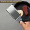 Professional Metal Spatula for Cast Iron Skillets and Flat Top