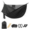 Travel Bird Camping Hammock with Mosquito Net and Ridge Rope,