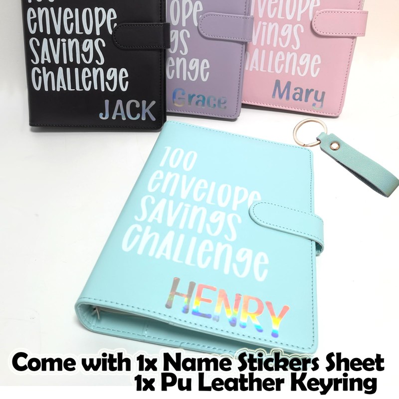 100 Envelope DIY Wallet Budget Cash Binder - 100 Day