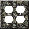 Double Duplex Outlet Cover Wall Plate - Day of the