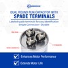 45+10uF 45/10 MFD ±5% 370/440VAC Dual Run Round AC Capacitor