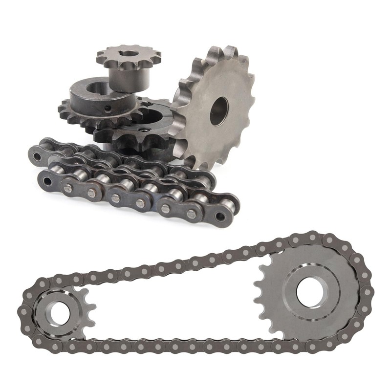 QUARKZMAN ISO/DIN 06B-1 Roller Sprocket B Type, 20 mm Bore,