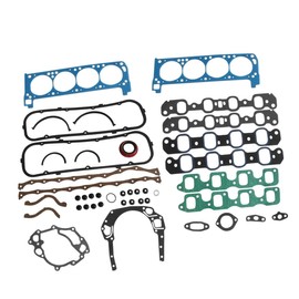 Partsflow Full Engine Gasket Set for Ford Truck Car V8 351C 351M 400 1970-1982 F400-8 Full Premium Gasket Set for ’70-’74 351C, '75-'81 351M, and '71-'82 400S 5.8L 6.6L Engines OE#260-1014