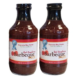 Traverse Bay Farms BBQ Sauce (Red Raspberry, 2 Bottles)