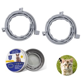 2 pcs Cat Collars,Infection Defense,Safe,Waterproof and Adjustable Cat Collars,Contains Natural Essential Oils(Up to 16 - month protection),Suitable for Small Cats Over 7 Weeks(39cm)