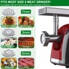 Mudder 9 Pieces Meat Grinder Blades Plate Discs Stainless Steel
