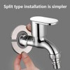 Stainless Steel Water Pipe Wall Covers Bathroom Shower Faucet Decorative