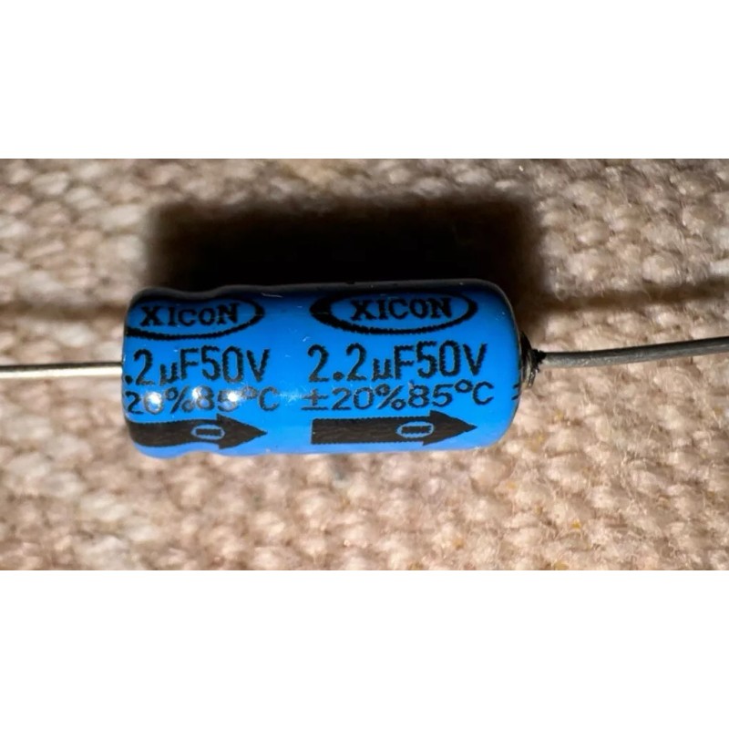 Xicon 5 - Xicon Corp 2.2uF Electrolytic Cap 50Vdc Sub