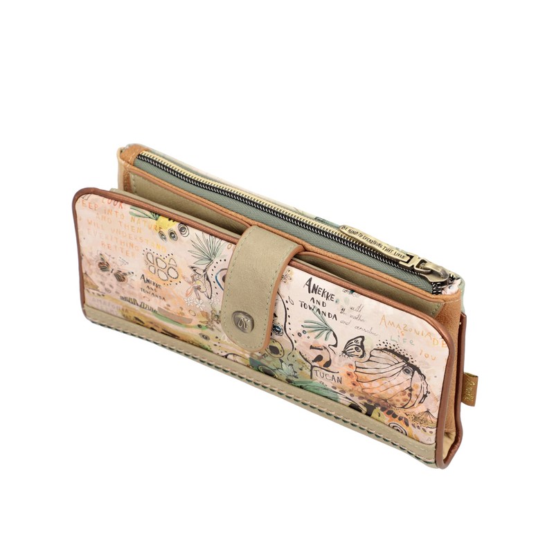 Anekke Women's Soft Wallet 36709-906 Multicoloured 20 x 10 x
