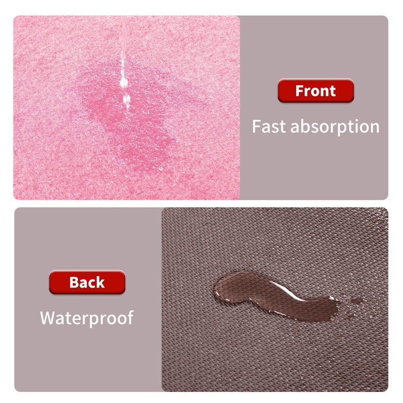 HOMBYS 450 GSM Extra Thick 3x15 ft Pink Carpet Runner