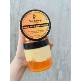 Spa Beauty Body Collagen Serum Whitening Cream Mix 250gr free 1 serum