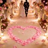 XIANNVXI 1500 PCS Pink Rose Petals,Artificial Faux Fake Silk Pink