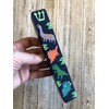 Dinosaur Mezuzah, Children's Scroll Case, Jewish Baby, Birthday Gift (Navy