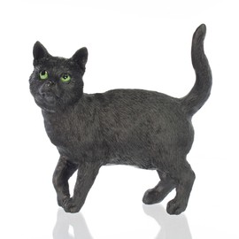 Standing Black Cat Figurine