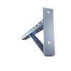 Electro Zinc Plated Wire Mesh Cable Tray Bracket, Silver Steel,
