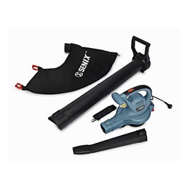 SENIX BLVE12-M 12 AMP Handheld Electric Leaf Blower and Vacuum, Up to 420 CFM and 179 MPH, Lightweight, 120V