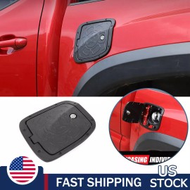autopart2021 Flower Door Fuel Tank Cover W/ Lock Gas Cap Tank Trim For Toyota Tacoma 16-23 US
