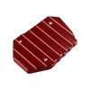 QUARKZMAN 1 Set Motorcycle Side Stand Pad Red for Honda