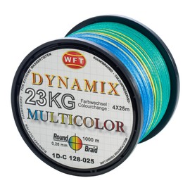 WFT Round Dynamix KG Multicolour 1000 m Braided Cord Diameter 0.16 mm
