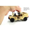 Battle Brick Army Tactical Gun Truck 4 x 4 2025
