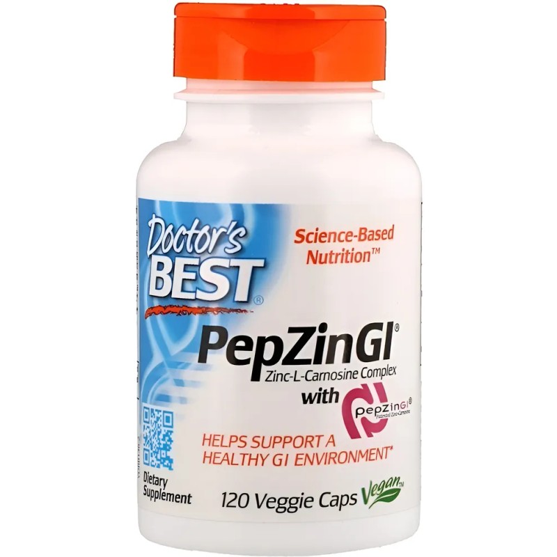 Zinc-l-carnosina 120 Caps Veg Frmula Con Pepzin Gi Sin Sabor