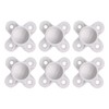 BENLIUDH 6 pcs PVC Pipe Flange Caps, PVC Fittings for