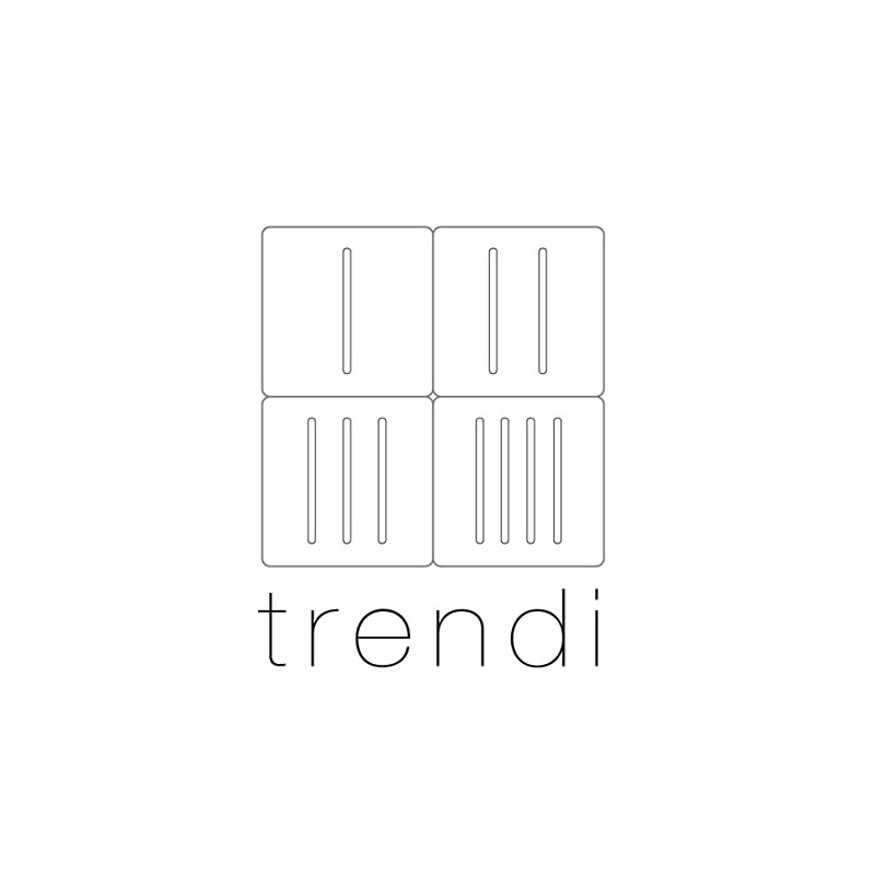 Trendi Switch ART-SKT213LSI Trendi 2 Gang Artistic Modern Glossy Switched