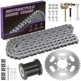 CILOYU #35 Roller Chain 140 Links Mini Bike Rear Sprocket 40T Compatible with Coleman CT100U CC100X Baja DB30 Monster Moto MBX10 MBX11 80cc 97cc 100cc Mini Bike Go Kart Powersports Parts