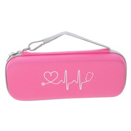 NOLITOY Portable Stethoscope Case Lightweight Stethoscope Holder Bag for Travel and Home Use Medical Storage with Organized Compartments for Nurses