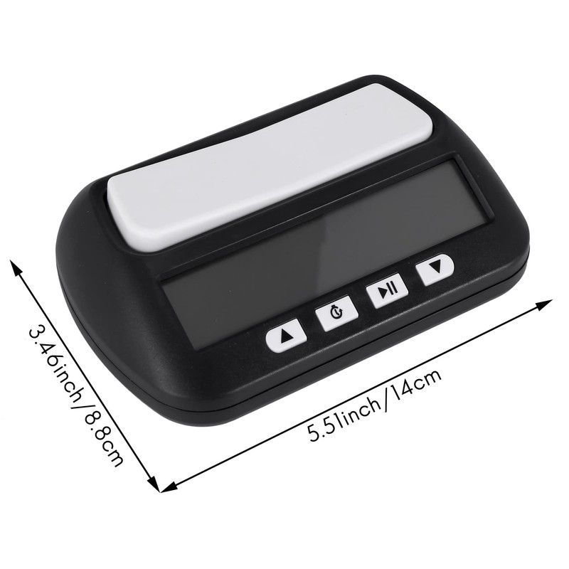 NIZEAMI Chess Clock, Digital Chess Timer & Game Timer, 3-In-1