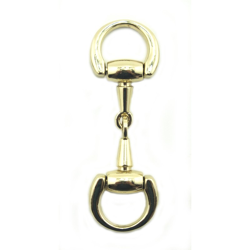 HAND® No. 1146 Pretty Polished Gold Equestrian Buckles for Shoes,