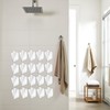 Juroicessry 10Pcs Transparent Wall Mounted Replacement Sticky Pads for Kitchen