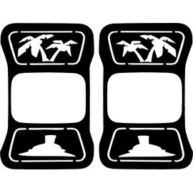 JeepTails Tropical Palm Tree Tail lamp Light Covers Compatible with Jeep Gladiator