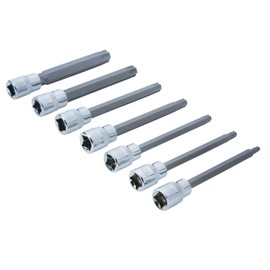 Blue Spot Tools 01514 Extra Long Torx Socket Bit Set (7 Pieces) T25-T60