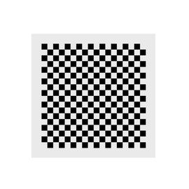 Lens Focus Calibration Chart Film Pattern Calibrating PET Or Aluminium Oxide Chess Board 18×18 (50×50), Aluminium Oxide