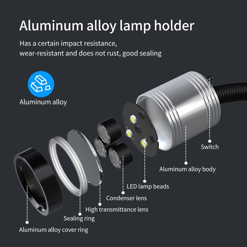Flexible Work Light, Led Machine Light, Led Flexible Gooseneck Light