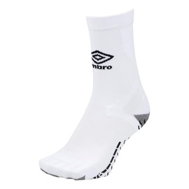 Umbro Socks, Socks, Stockings, Football, Classic, Middle Length, Grip, Arch Support, Men's, Kids, Junior, white, 22.0-24.0 cm