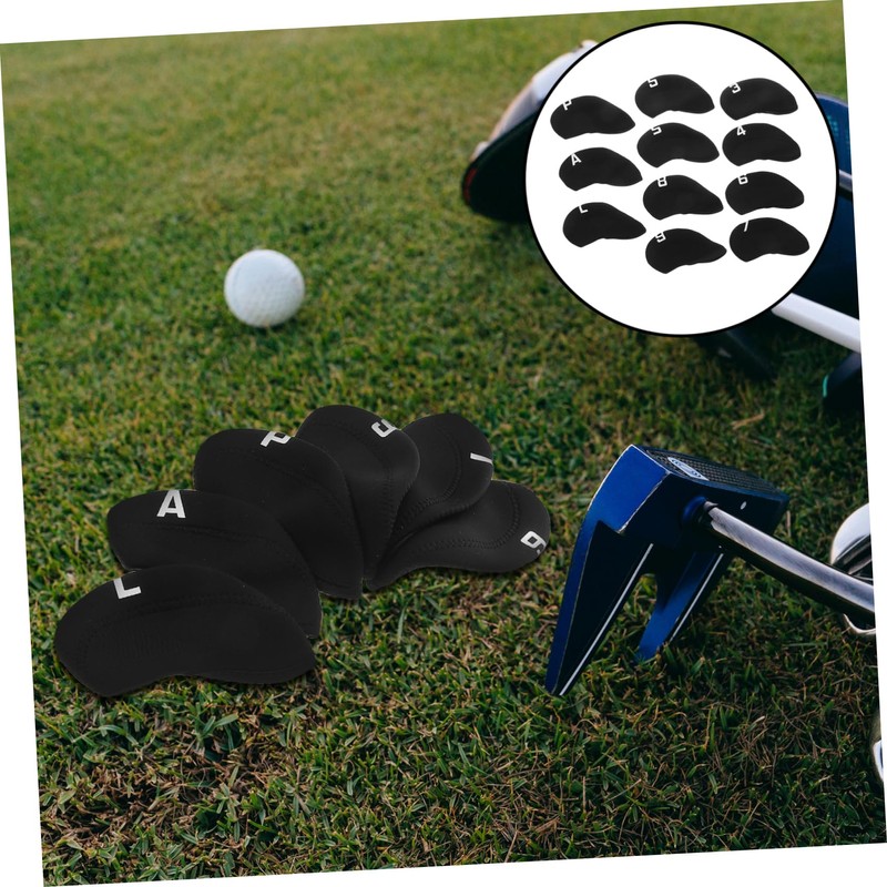 OHPHCALL Protective Golf Club Covers 11pcs Neoprene Head Covers for