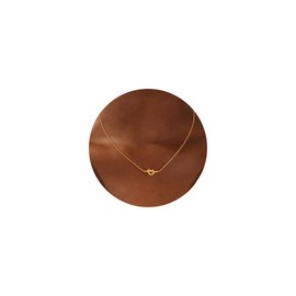 Maxcate Gold Necklace for Women - 18K Really Gold Filled Knot Pendant Necklace Dainty Pendant Choker Necklaces Birthday Gifts Waterproof Good Jewelry for Women