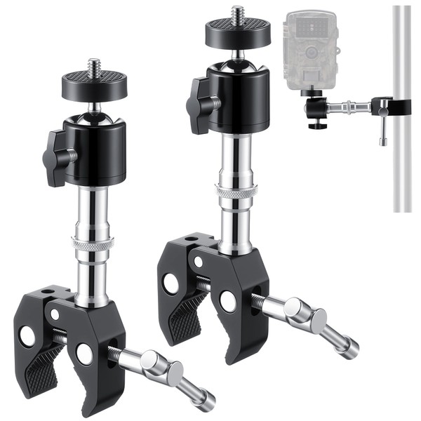 HappyAlley HappyAlley 2Pcs T Post Trail Camera Holders with 360