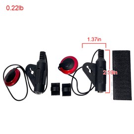 UAHMVVE 2PCS Piezoelectric Contact Mic Pickup, High Sensitivity Acoustic Instrument Pickup with Adhesive Mount, Universal Non-Invasive Transducer for Guitar, Violin, Banjo, Ukulele, Mandolin