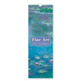 Fine Art 2026 Slim Wall Calendar | Monthly Planner Featuring Artwork by Van Gogh, Monet, Degas, Renoir & More