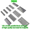 LiGuVCY Precision Thin Parallel Block Set 1/8 x 6 Inch