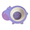 Hippo Shaped Bamboo Fiber Bowl – Eco-Friendly Kids Bowl 6"