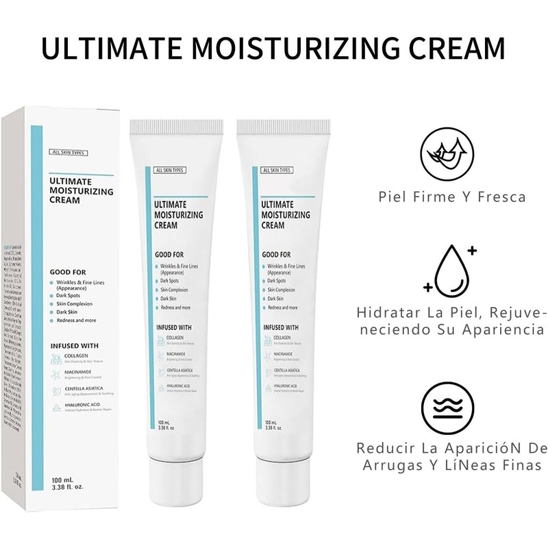 2PCS Crema Coreana Original,Youthful Formula Crema Hidratante Ultimate