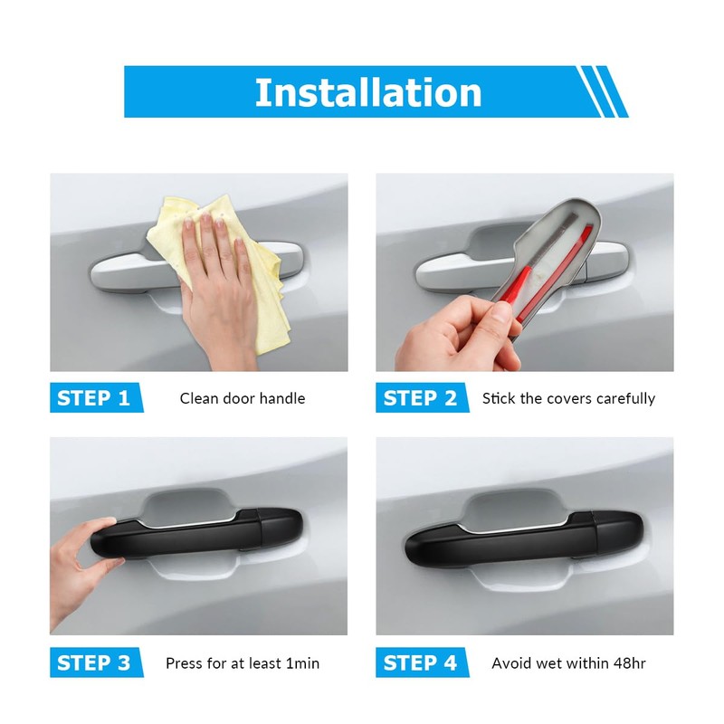 DLOVEG Exterior Door Handle Cover Compatible for 2019 2020 2021-2023